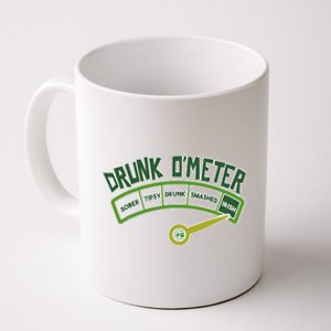 Drunk O Meter St Patrick's Day Saint Irish Lads Sarcastic Coffee Mug