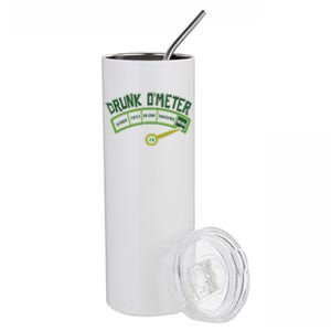 Drunk O Meter St Patrick's Day Saint Irish Lads Sarcastic Stainless Steel Tumbler