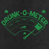 Drunk O Meter Sober Boozed Drunk Smashed Irish Clover Shamrocks Adult Drive Performance Visor