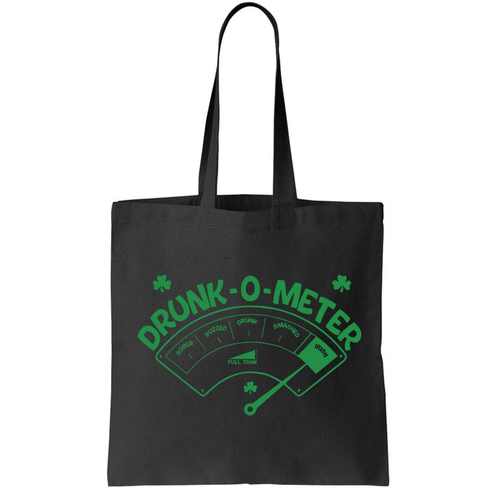 Drunk O Meter Sober Boozed Drunk Smashed Irish Clover Shamrocks Bag