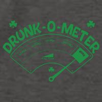 Drunk O Meter Sober Boozed Drunk Smashed Irish Clover Shamrocks Vector Backpack