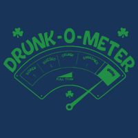 Drunk O Meter Sober Boozed Drunk Smashed Irish Clover Shamrocks Infant Baby Jersey Bodysuit