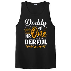 Daddy Of Mr One Derful 1st Birthday Party First Onederful PosiCharge Competitor Tank