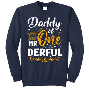 Daddy Of Mr One Derful 1st Birthday Party First Onederful Sweatshirt