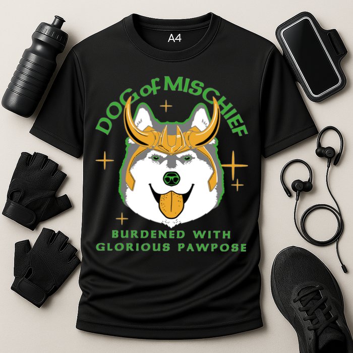 Dog Of Mischief Cooling Performance Crew T-Shirt
