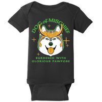 Dog Of Mischief Baby Bodysuit