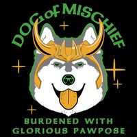 Dog Of Mischief Baby Bodysuit