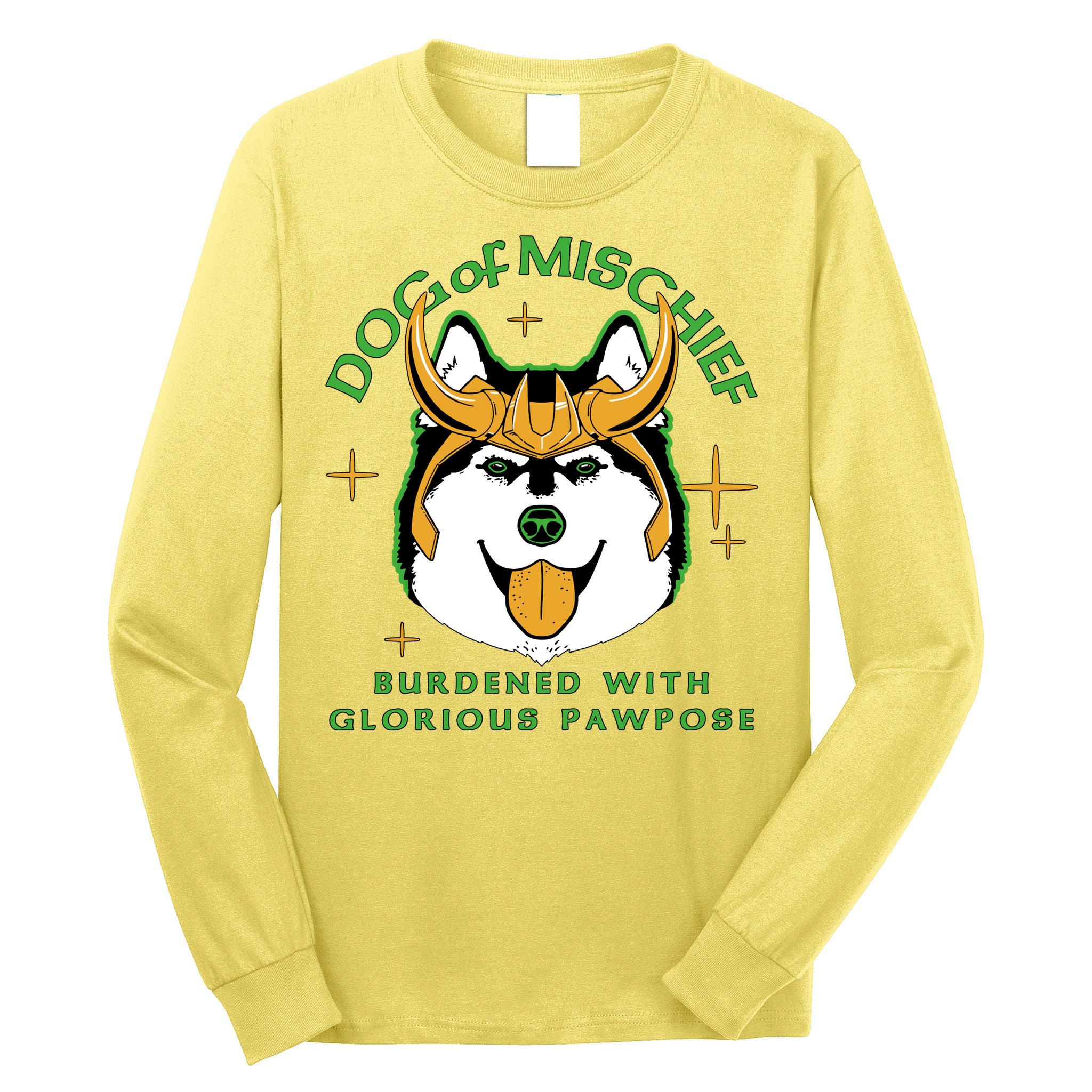 Dog Of Mischief Long Sleeve Shirt