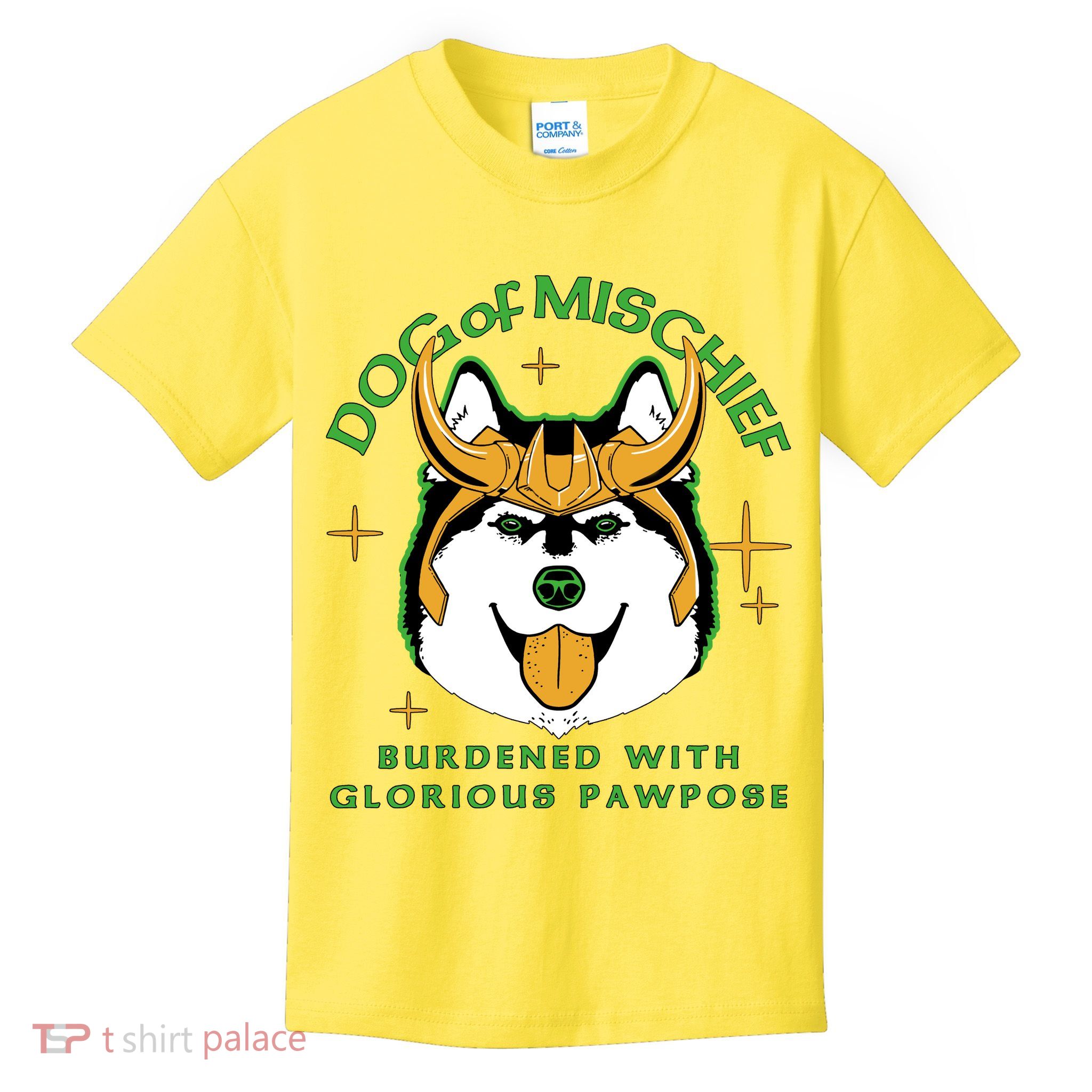 Dog Of Mischief Kids T-Shirt