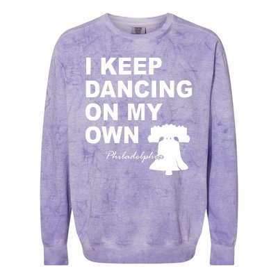 Dancing On My Own Philadelphia Baseball Colorblast Crewneck Sweatshirt