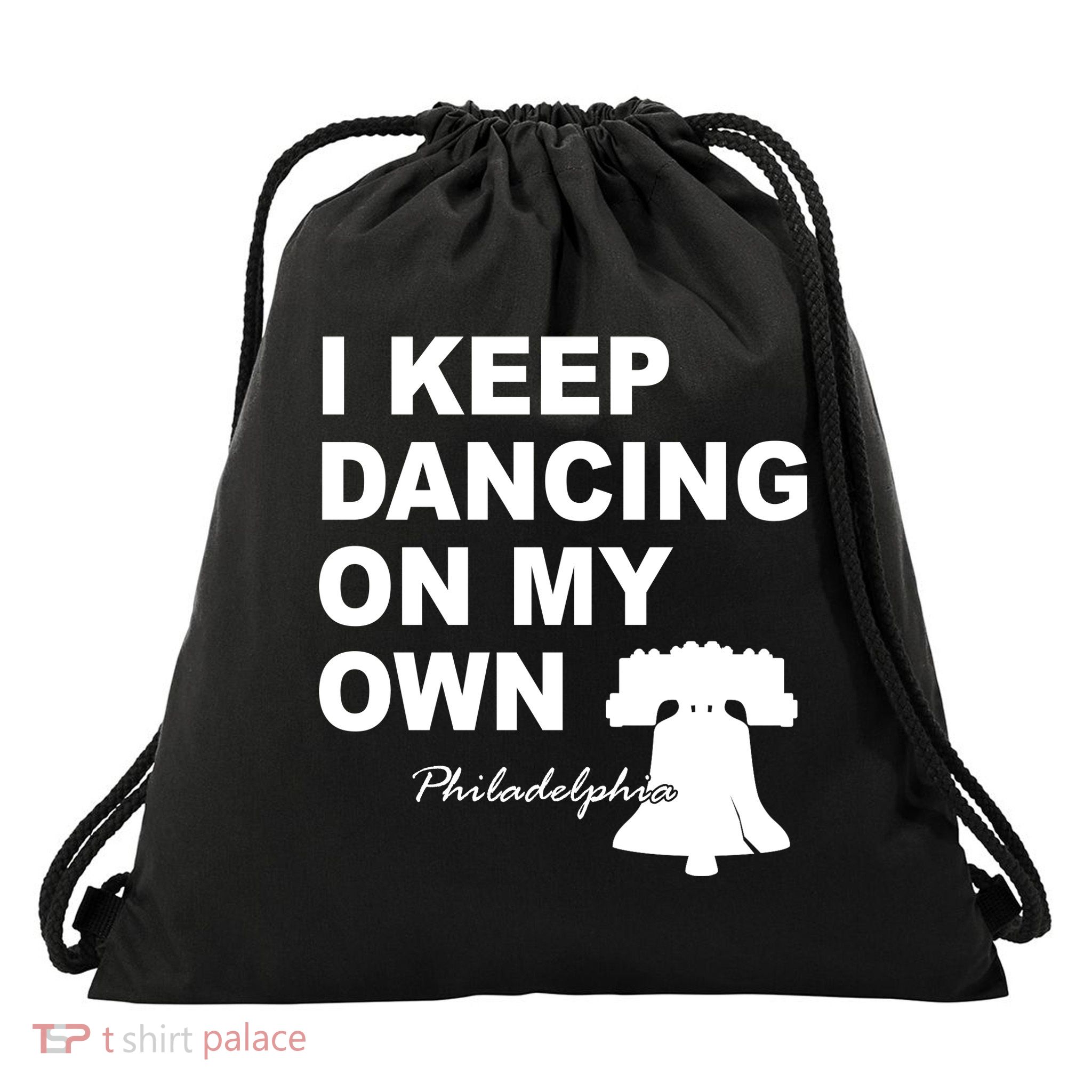 Dancing On My Own Philadelphia Baseball Drawstring Bag