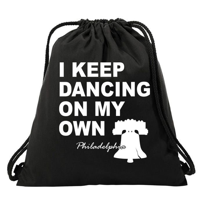 Dancing On My Own Philadelphia Baseball Drawstring Bag