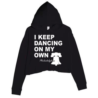 Dancing On My Own Philadelphia Baseball Crop Fleece Hoodie