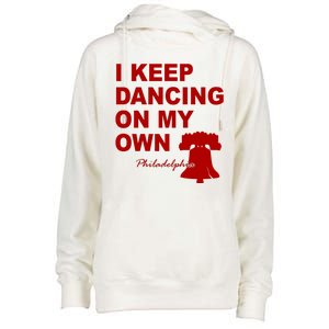 Dancing On My Own Philadelphia Baseball Womens Funnel Neck Pullover Hood