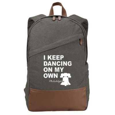 Dancing On My Own Philadelphia Baseball Cotton Canvas Backpack