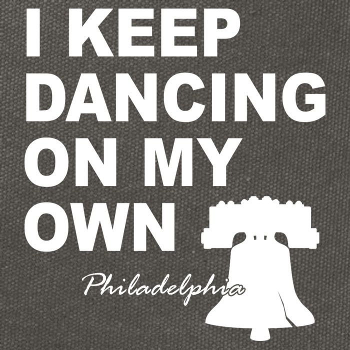 Dancing On My Own Philadelphia Baseball Cotton Canvas Backpack