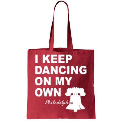 Dancing On My Own Philadelphia Baseball Tote Bag