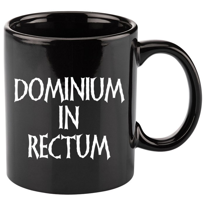 Dominium In Rectum 11oz C Handle Ceramic Mug