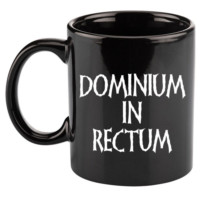 Dominium In Rectum 11oz C Handle Ceramic Mug