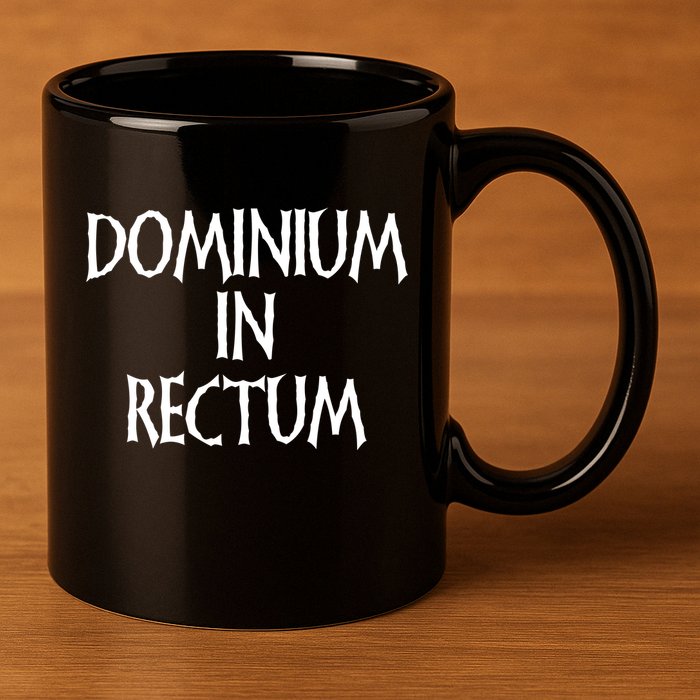 Dominium In Rectum 11oz C Handle Ceramic Mug