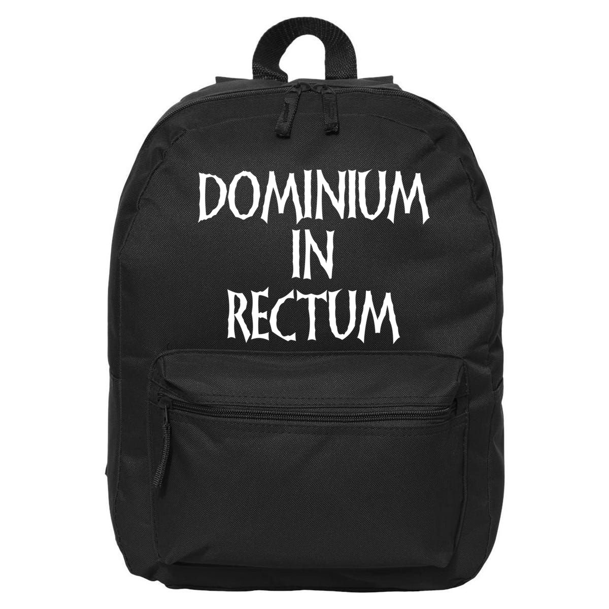 Dominium In Rectum 16 in Basic Backpack