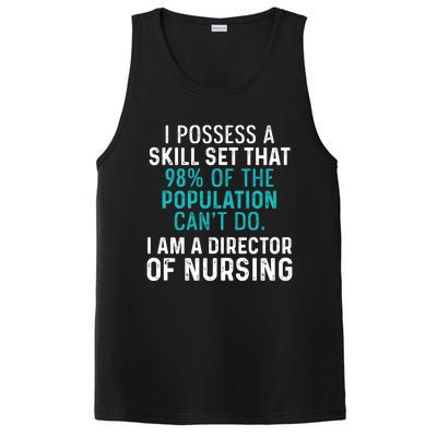 Director Of Nursing Skill Set Rn Nurse Funny Gift PosiCharge Competitor Tank