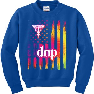 Doctor Of Nursing Practice Us Flag Gift Kids Sweatshirt