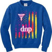 Doctor Of Nursing Practice Us Flag Gift Kids Sweatshirt