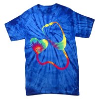 Doctor Or Nurse Stethoscope Colorful Rainbow Tie Dye Gift Tie-Dye T-Shirt