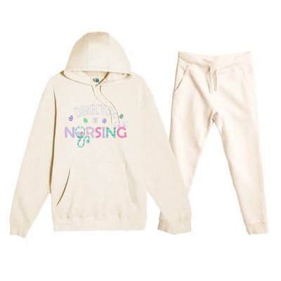 Director of Nursing Easter funny festival Premium Hooded Sweatsuit Set