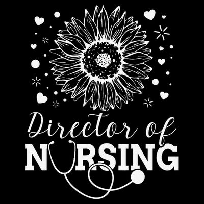 Director of Nursing Sunflower Stethoscope T-Shirt