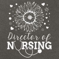 Director of Nursing Sunflower Stethoscope Cotton Canvas Backpack