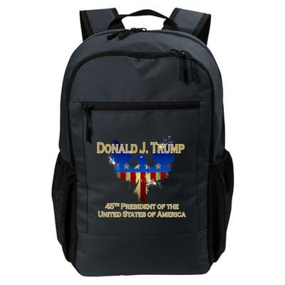 Donald J. Trump 45th President of the USA Eagle Splatter Backpack