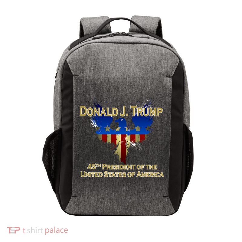 Donald J. Trump 45th President of the USA Eagle Splatter Vector Backpack