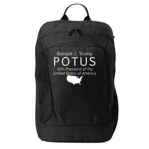 Donald J. Trump POTUS 45th President of The USA City Backpack