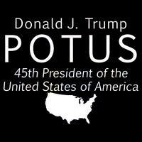 Donald J. Trump POTUS 45th President of The USA Drawstring Bag