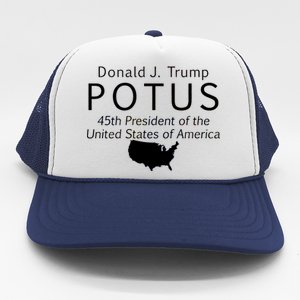 Donald J. Trump POTUS 45th President of The USA Trucker Hat