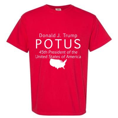 Donald J. Trump POTUS 45th President of The USA Garment-Dyed Heavyweight T-Shirt