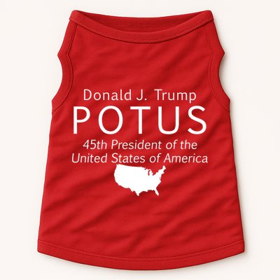 Donald J. Trump POTUS 45th President of The USA Doggie Tank