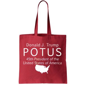 Donald J. Trump POTUS 45th President of The USA Tote Bag