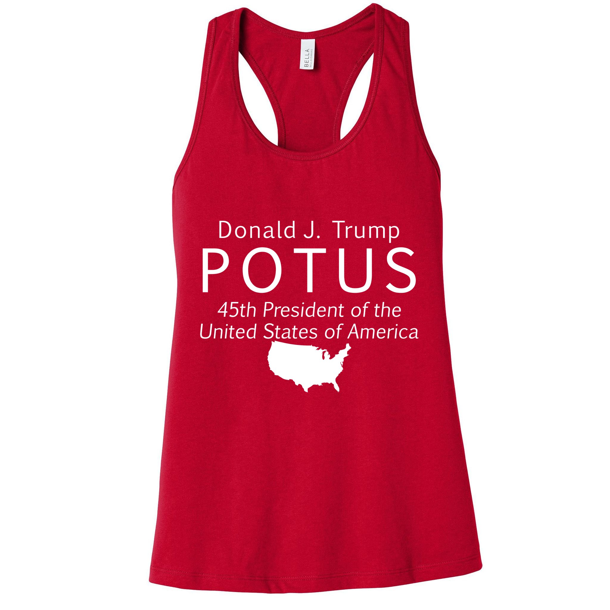 Donald J. Trump POTUS 45th President of The USA Womens Tank Top