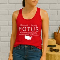 Donald J. Trump POTUS 45th President of The USA Womens Tank Top