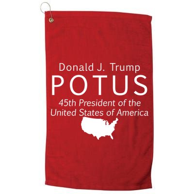 Donald J. Trump POTUS 45th President of The USA Golf Towel