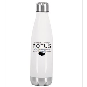 Donald J. Trump POTUS 45th President of The USA Stainless Steel Insulated Water Bottle