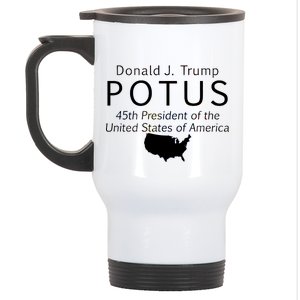 Donald J. Trump POTUS 45th President of The USA Stainless Steel Travel Mug