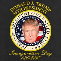 Donald J. Trump Presidential Seal Inauguration Adult Drive Performance Visor