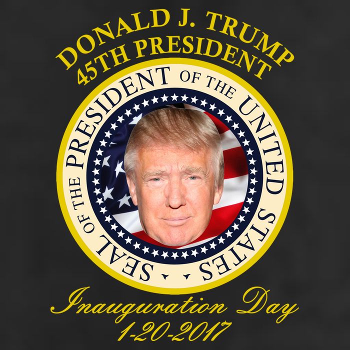Donald J. Trump Presidential Seal Inauguration Adult Drive Performance Visor