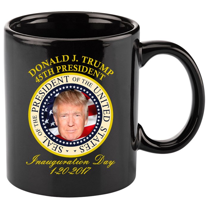 Donald J. Trump Presidential Seal Inauguration 11oz C Handle Ceramic Mug
