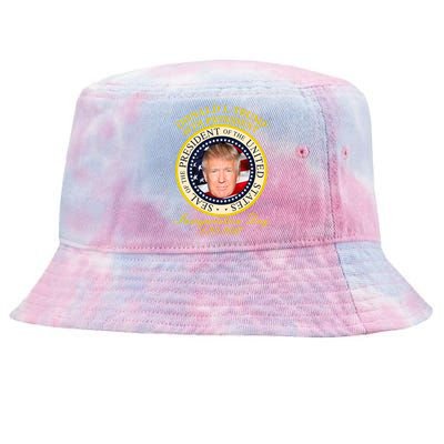 Donald J. Trump Presidential Seal Inauguration Tie-Dyed Bucket Hat