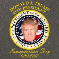 Donald J. Trump Presidential Seal Inauguration Cotton Canvas Backpack